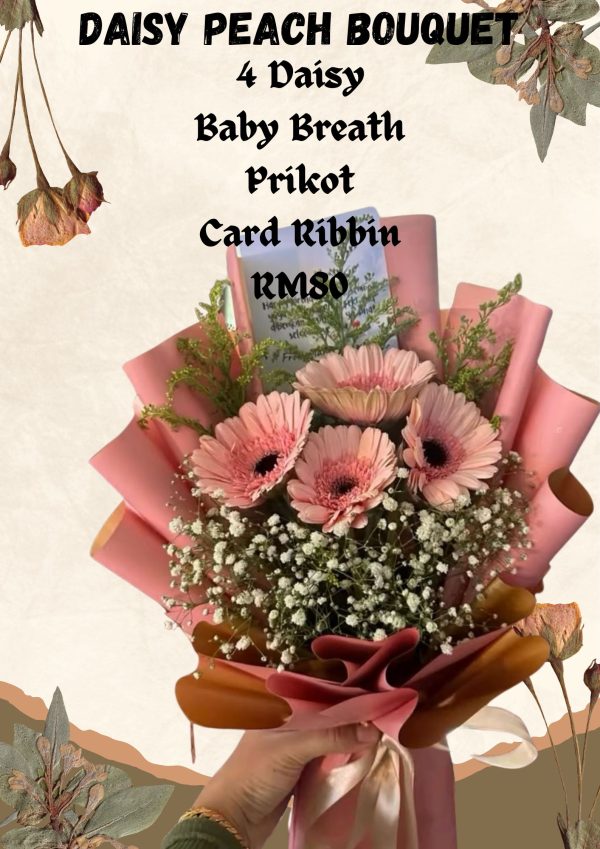 Daisy Peach Bouquet